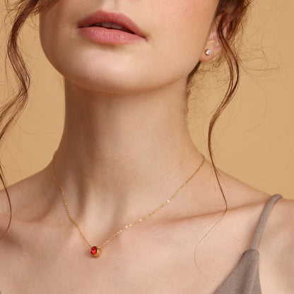 Dainty Birthstone Necklace