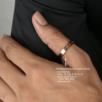 Palmonas Band Men's Ring- Tungsten