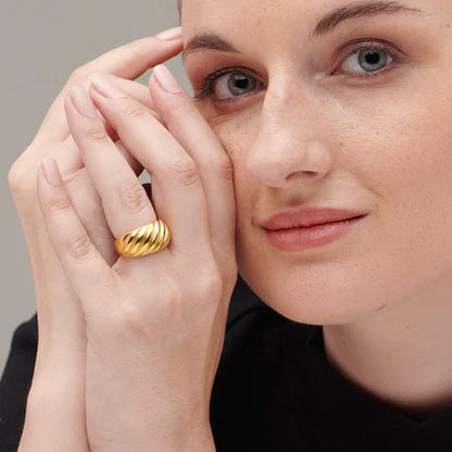 Twisted Dome Ring