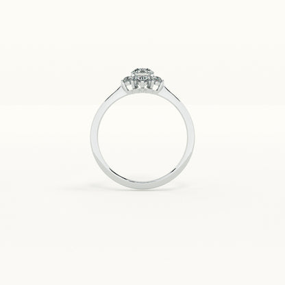 Blooming 925 Silver Romance Ring