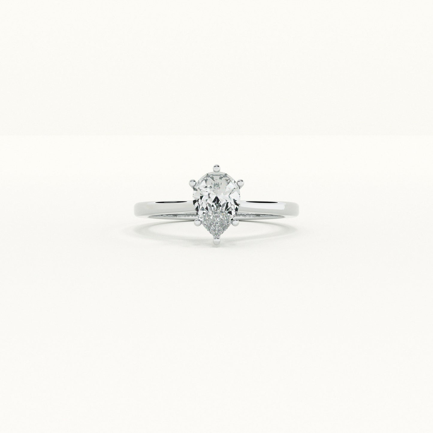 Peardrop 925 Silver Ring