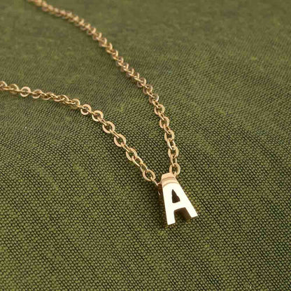 Small Letter Necklace