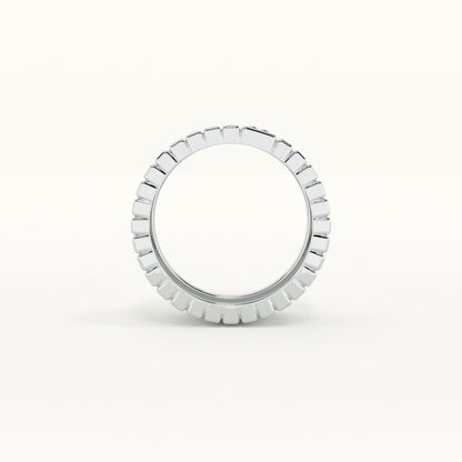 Endless Line Texture Men's- 925 Silver Ring