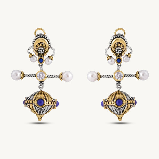 925 Silver Tomb Mini Earrings