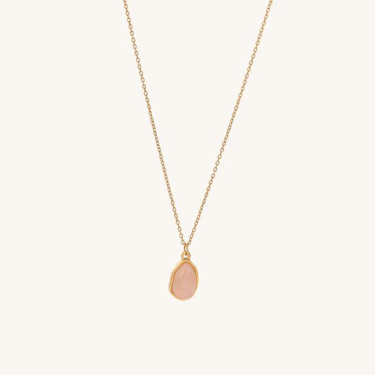 Pink Quartz Necklace